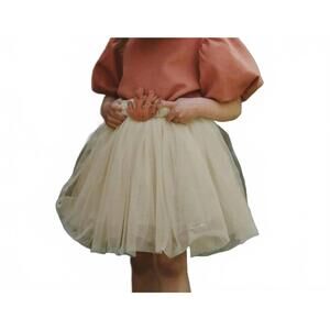 NEW DONSJE fay tutu skirt in pearl metallic
